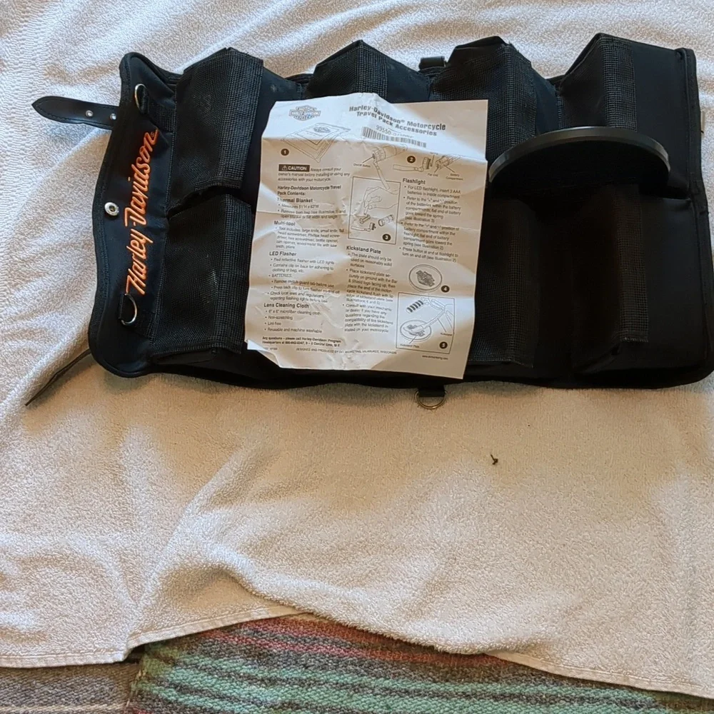 Harley-Davidson Black Accessories Tool Kit Bag - Picture 4 of 16